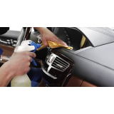 higienização automotiva ar condicionado valor Vila Indiana