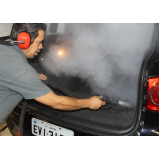 higienização de carros a vapor preço Parque Industrial Taboão da Serra